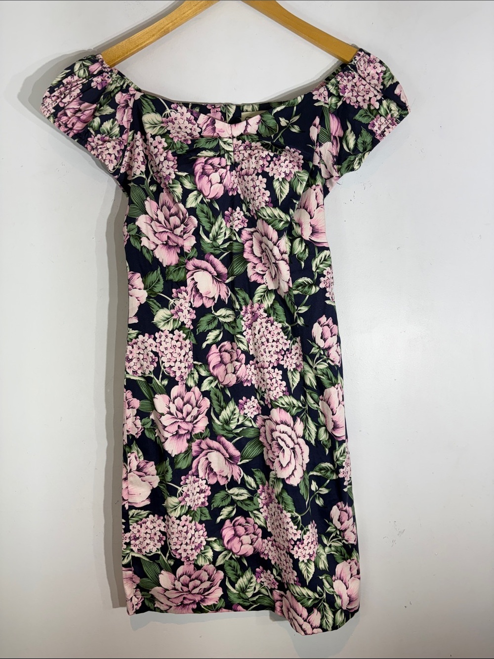 Collectif London Floral Bodycon Dress Retro Rockabilly 50s Stretch Cotton small - Picture 11 of 11